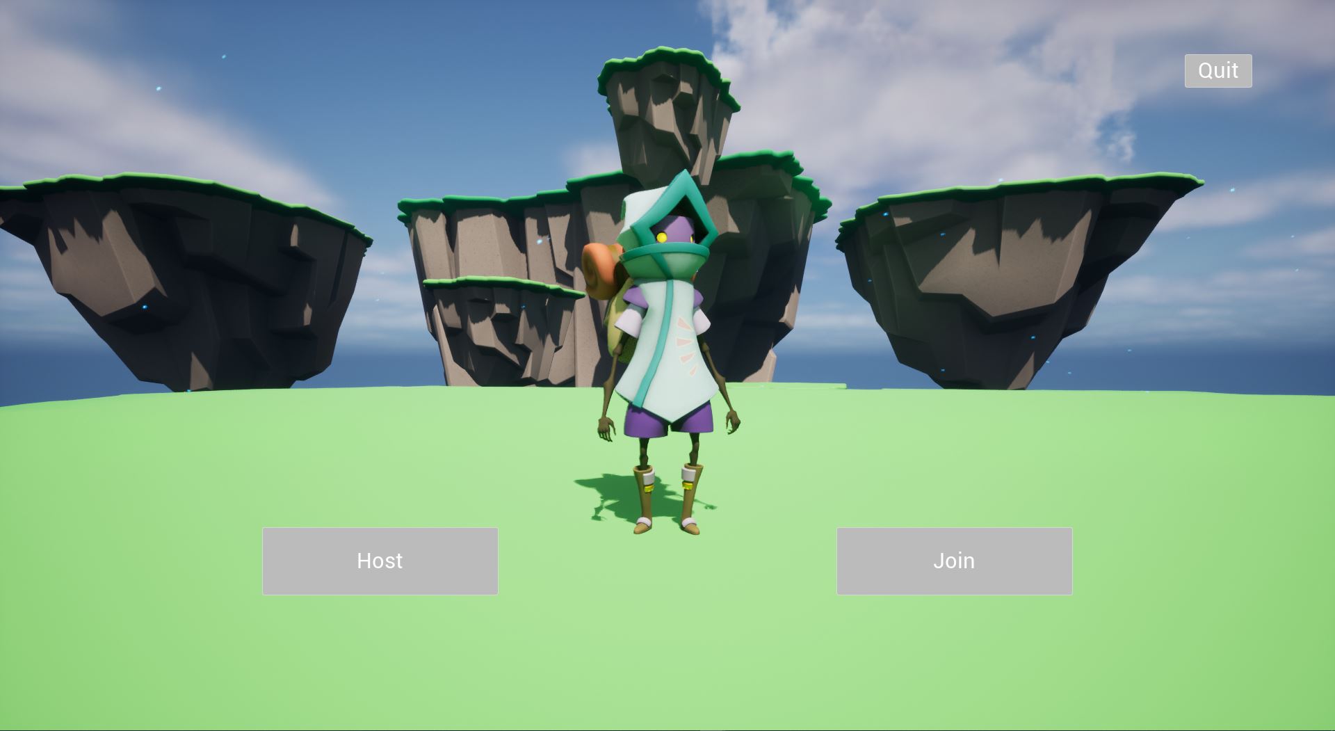 Blaster Steam multiplayer session menu